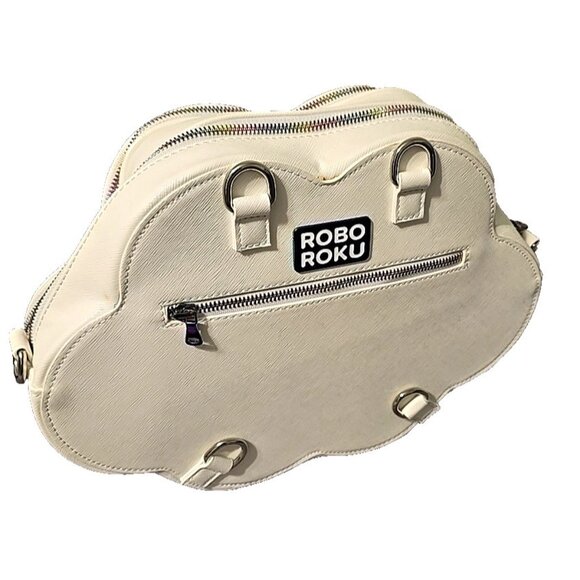 Kawaii Cutie Cloud Ita Bag Crossbody White Rainbow Zipper Robo Roku Brand NEW - Picture 8 of 16